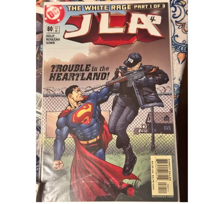 JLA #80 White Rage Part 1 Of 3 VGC