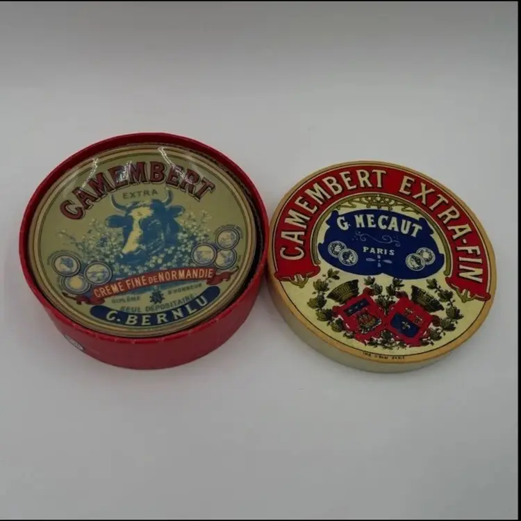 Vintage BIA Cordon Bleu, 2004 Camembert Cheese Plates in Box