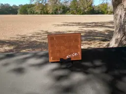 Real Silver & Solid Pecan End Grain Cutting Board