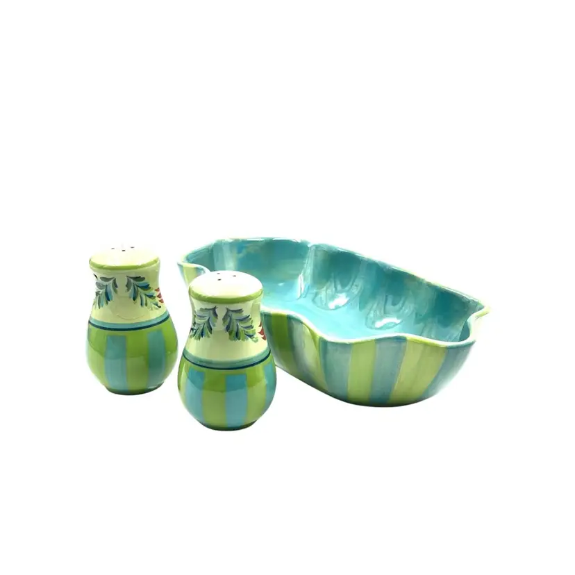 Serving Bowl Salt & Pepper Set By Designer Gail Pittman Provence Southern Living Home SLAH