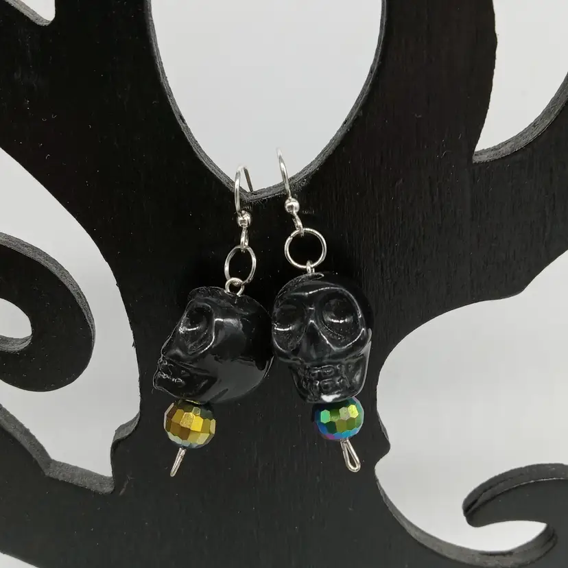 Skull Dangle Earrings