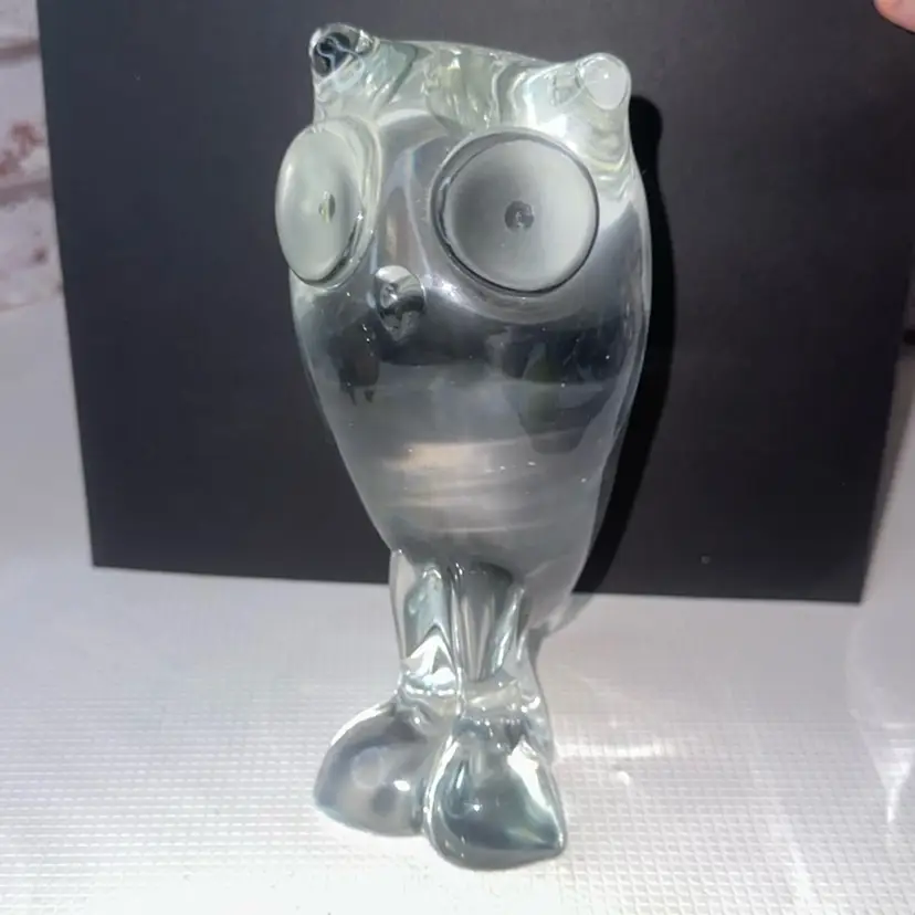 6.10” Tall Crystal Owl Figurine