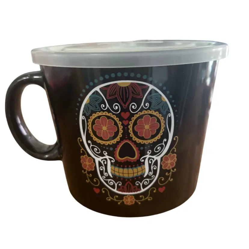 Sugar Skull Souper Mug