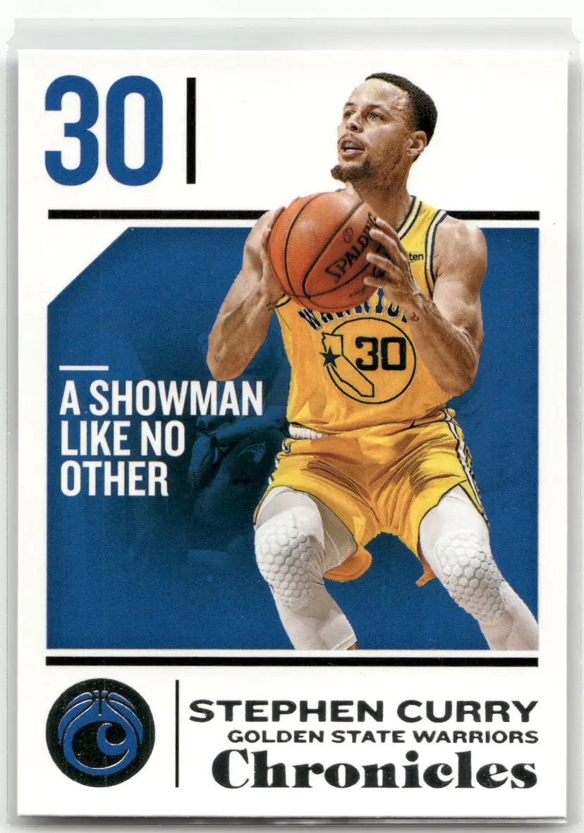 Panini 2018-19 Chronicles Stephen Curry #90 Golden State Warriors A Showman