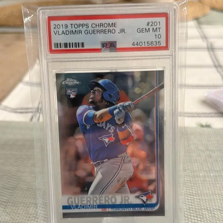 Vladimir Guerrero Jr 1990 Topps Chrome RC PSA 10