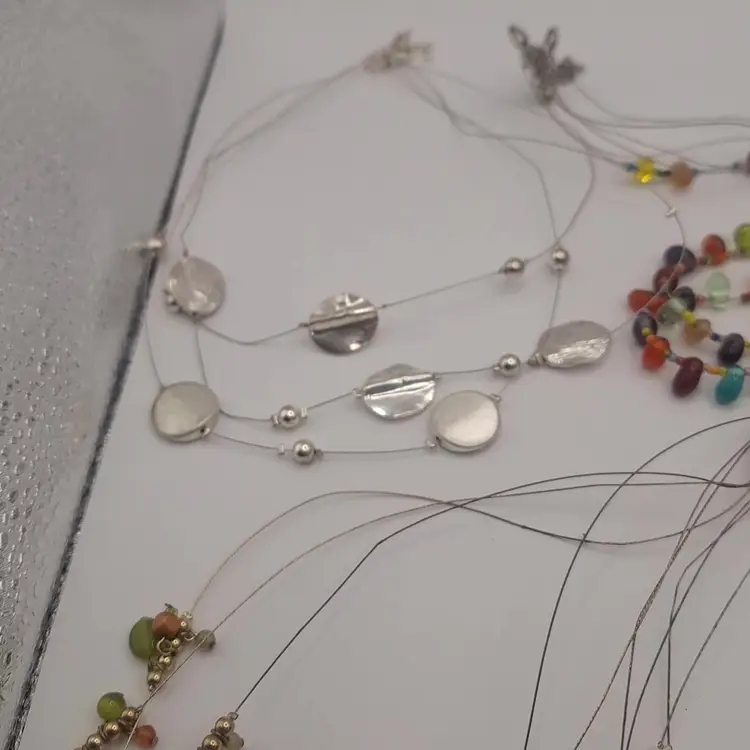 lot of 15 used unbranded necklaces