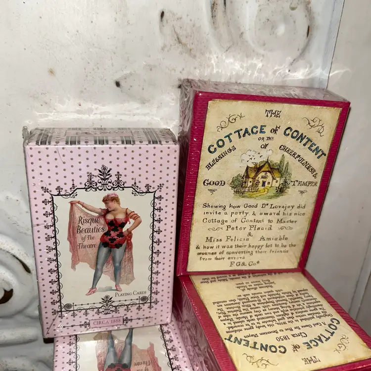 New Playing Card Games, 7 Sets-rare