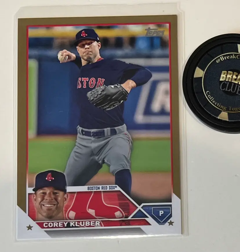 Corey Kluber Topps Gold /2023 Boston Red Sox
