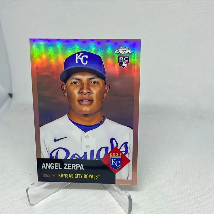 2022 topps chrome platinum refractor angel zerpa Rose Gold Refractors 24/75 Rookie Kansas City Royals