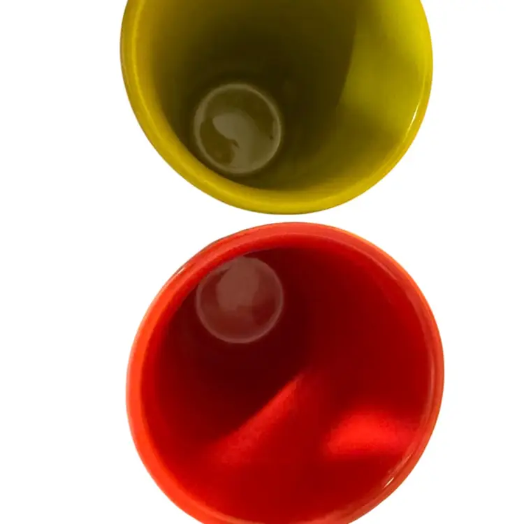 SCM Stoneware Design Glazed Tumbler/Cup Set of 2