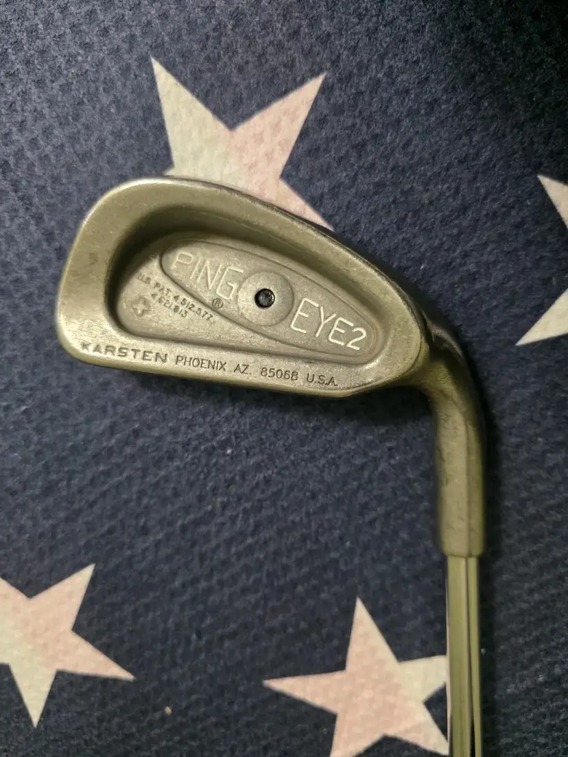 🔥⛳ Excellent RH Ping Eye 2 Plus Black Dot #3 Iron KT Stiff Lambkin Grip 🔥⛳