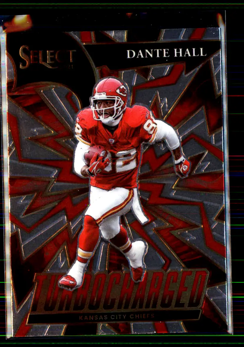 Dante Hall 2021 Panini Select Turbocharged #TUR-22 - Kansas City Chiefs - (147-48)