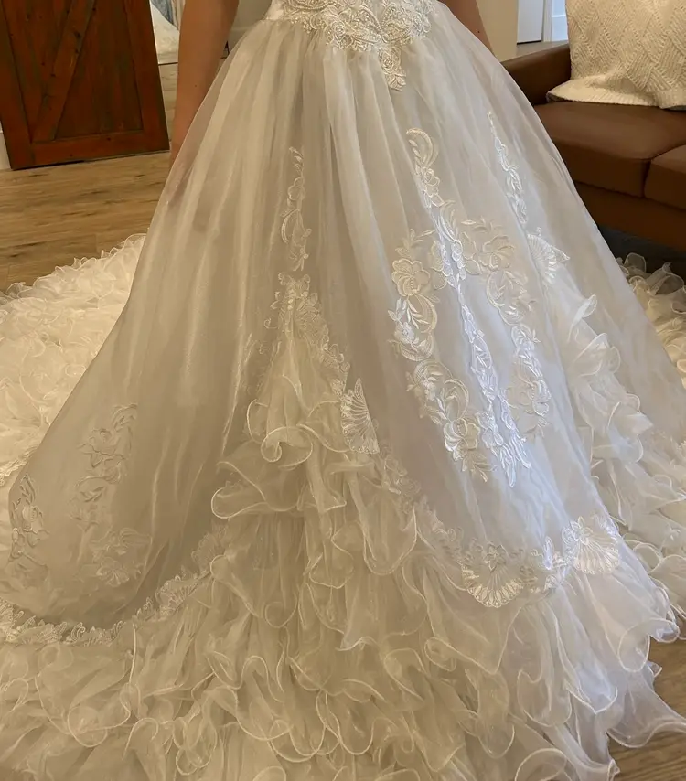 Vintage 80s Wedding Gown