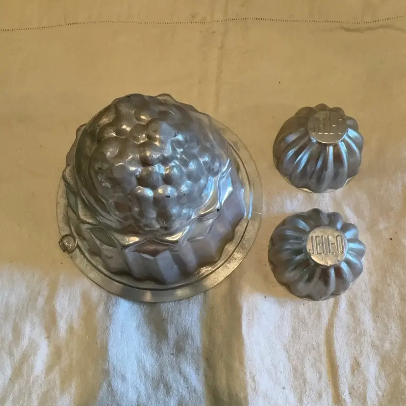 Vintage Jell-O Aluminum Molds