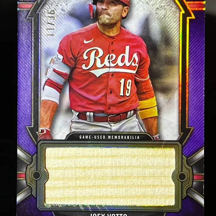 2024 Topps Triple Threads Joey Votto Single Jumbo Bat Relic /36