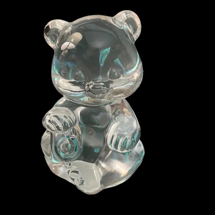 #01 Fenton Art Glass Bear