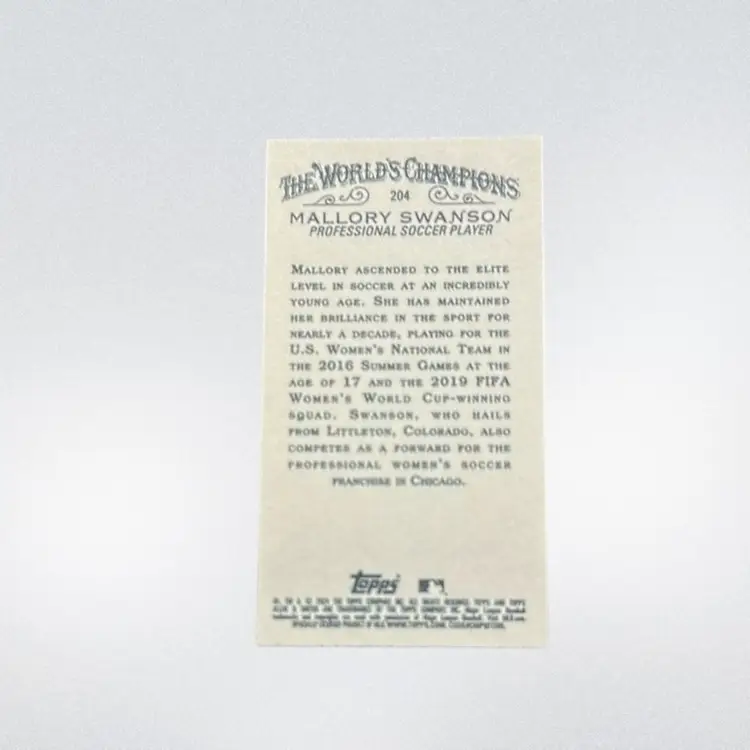 Mallory Swanson 2024 Topps Allen & Ginter Mini