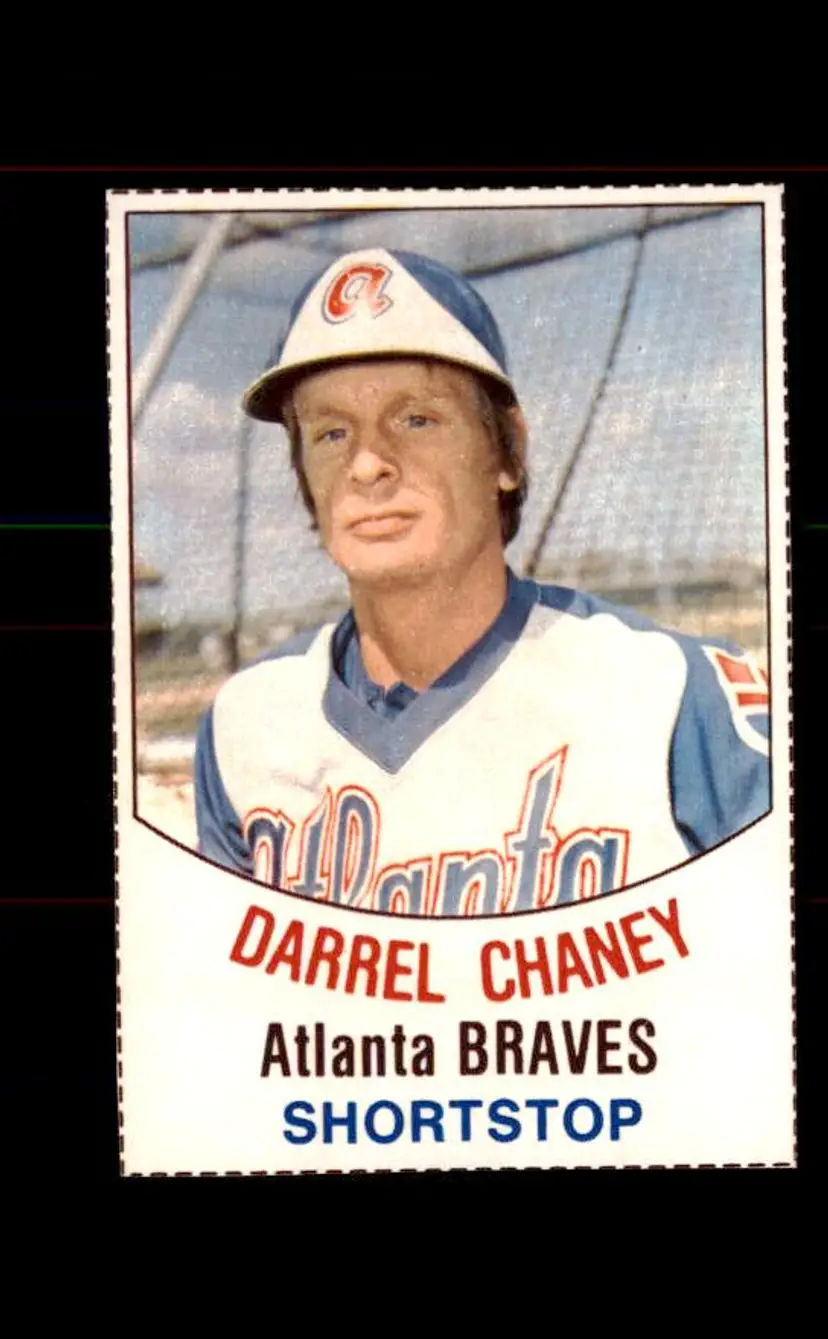 1977 Hostess #57 Darrel Chaney - (pk1) - Atlanta Braves