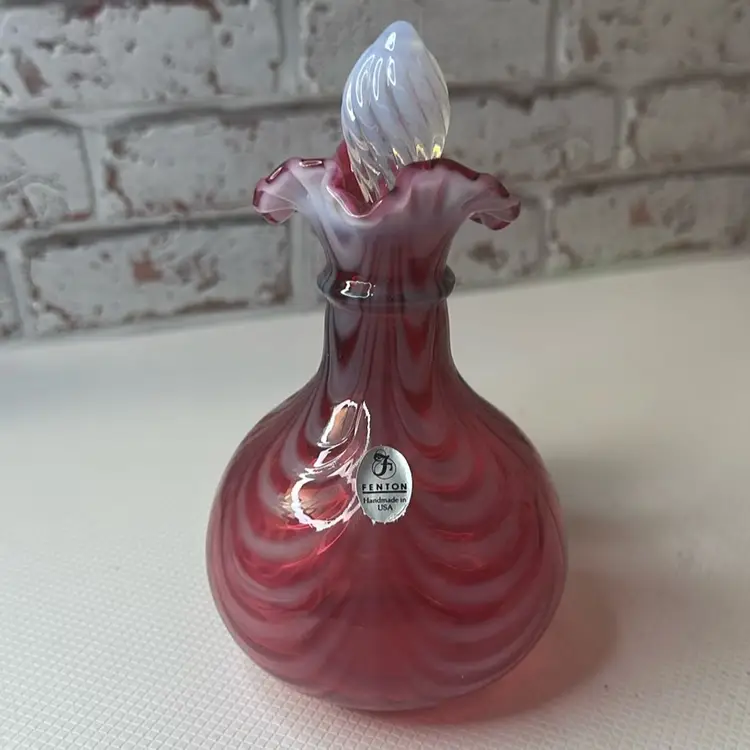 Vintage Fenton Opalescent Glass Art