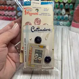 Pack Of Vintage Carded Buttons