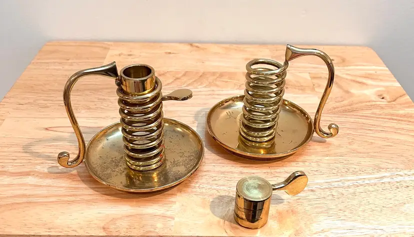 Vtg Partylite Cape Cod Style Cottage Core Courting Candleholder