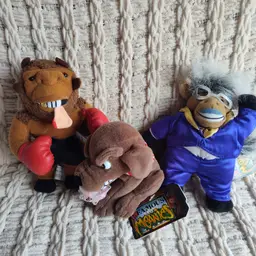 #01 - Infamous Meanies Bean Bag Plush Lot of 3