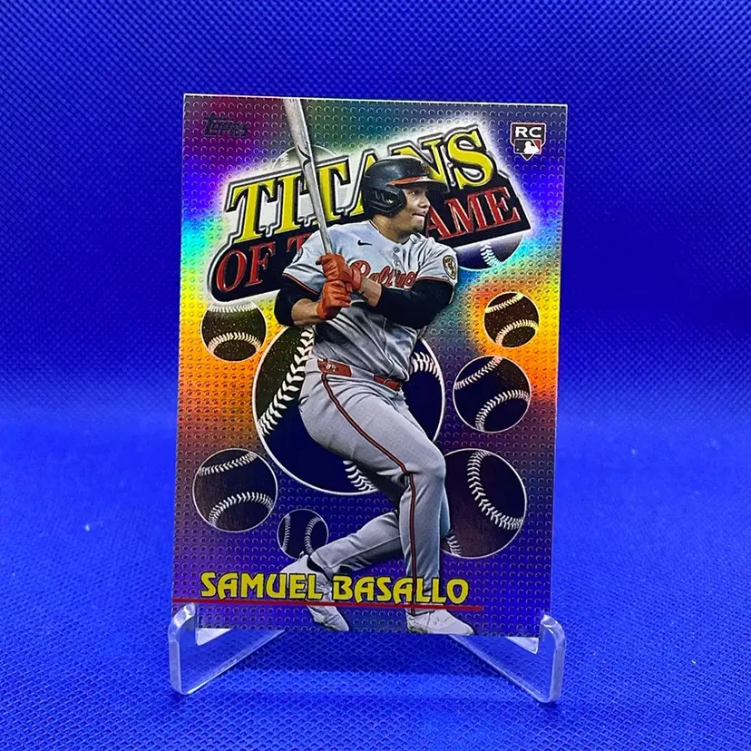2026 Topps Titans Of The Game Samuel Basallo RC Baltimore Orioles