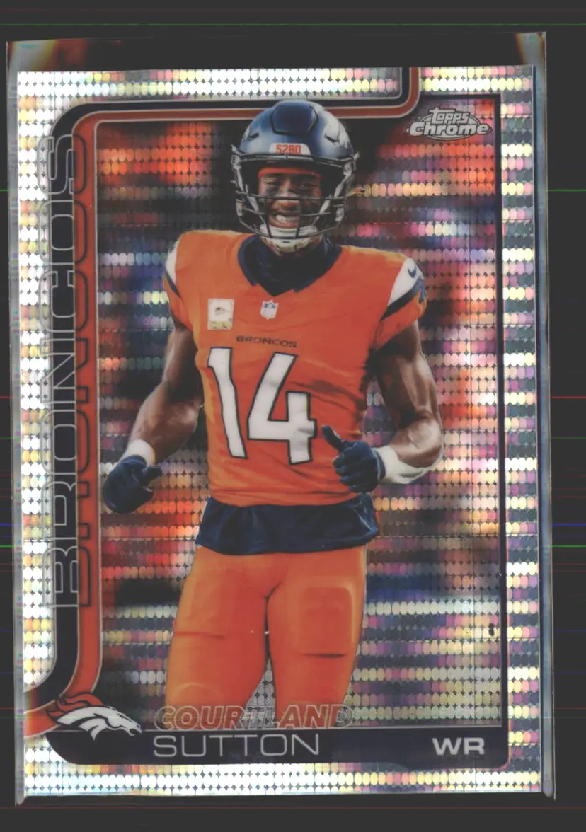 Courtland Sutton 2025 Topps Chrome Pulsar #86 - (142) - Denver Broncos
