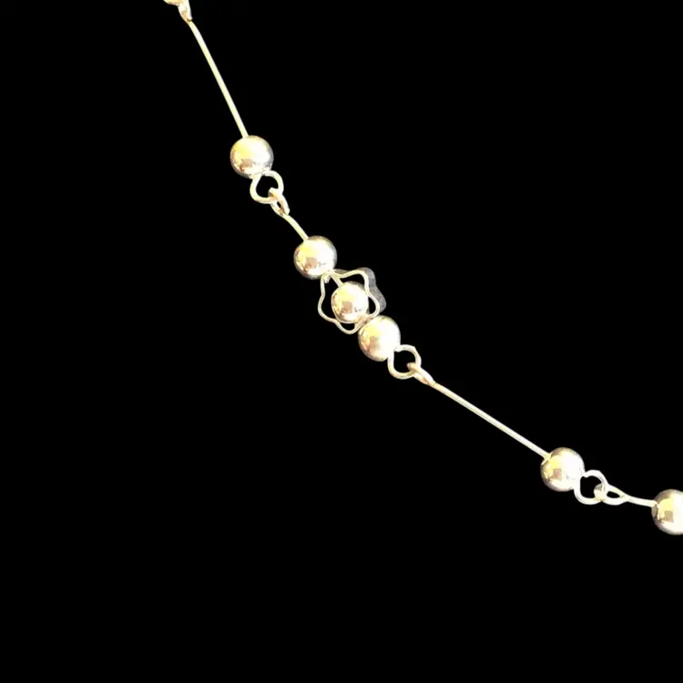 Vintage Bar & Ball Necklace