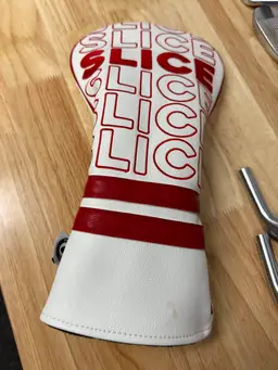 Lightly Used Pins And Aces “Slice” Head Cover