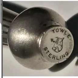 Vintage Towle Sterling Silver Ballpoint Pen Rotary Telephone Dialer 20g