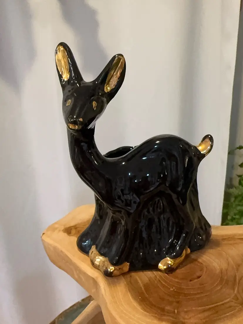 Mid-Century Deer Planter
