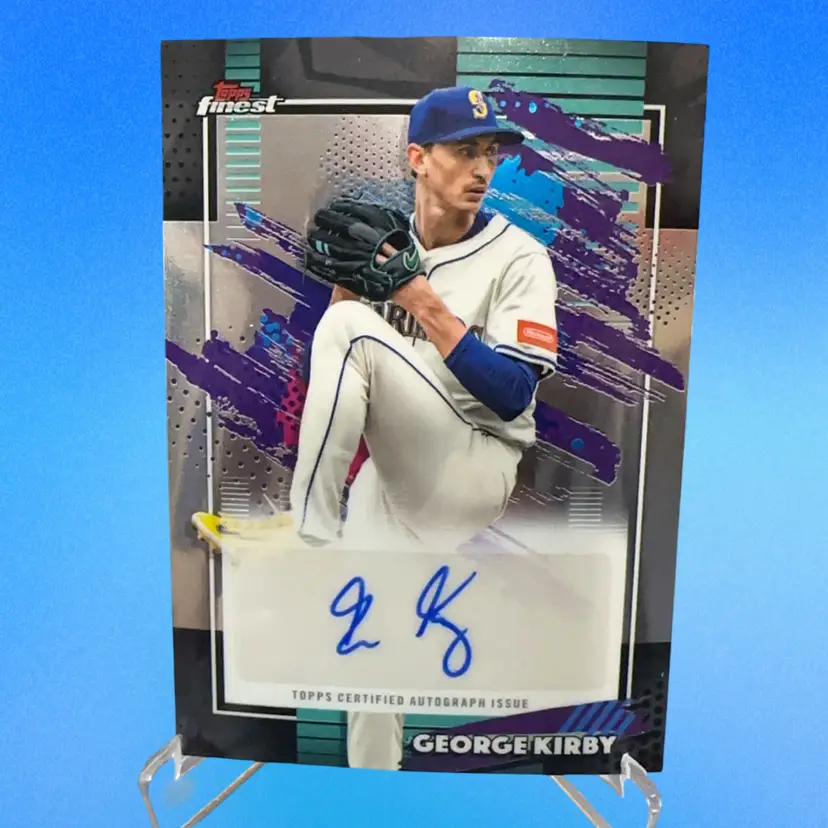 George Kirby Topps Finest Auto! Seattle Mariners