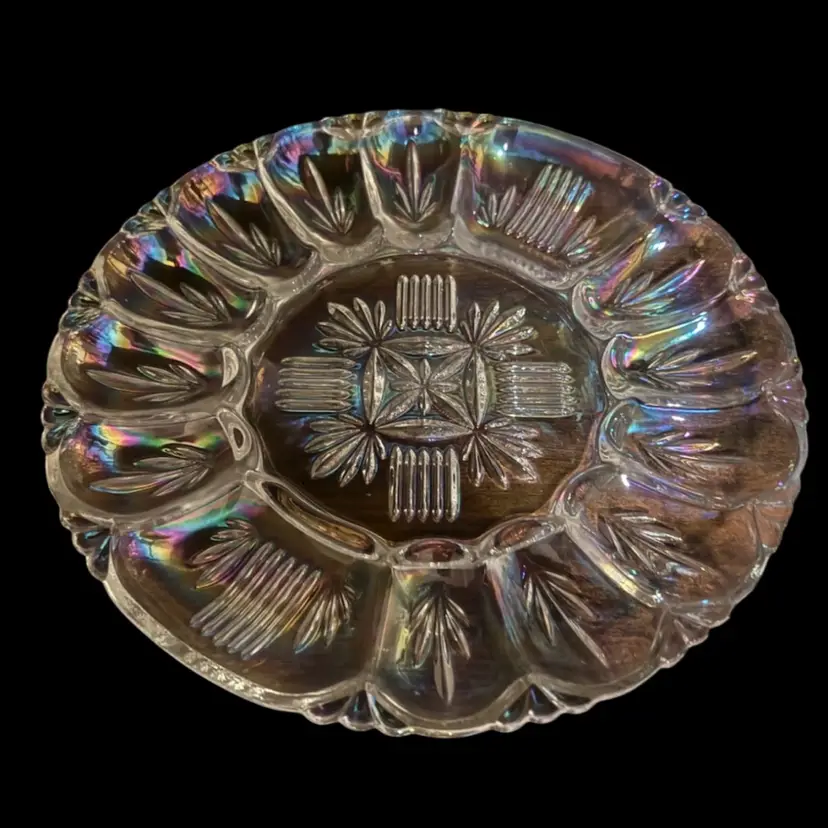 Iridescent Egg Plate