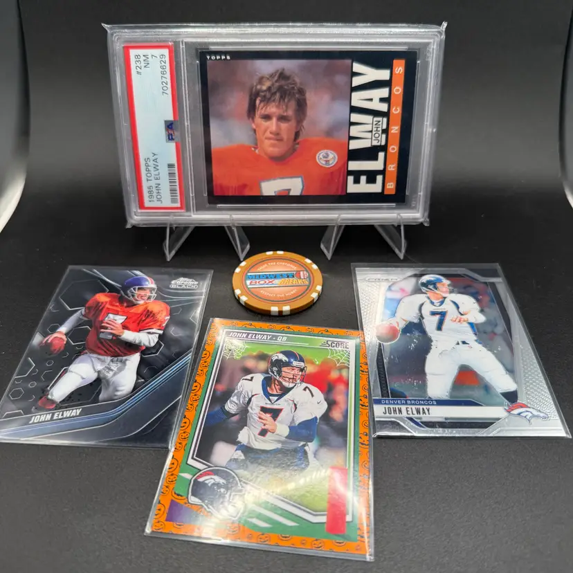 John Elway 4-card Lot