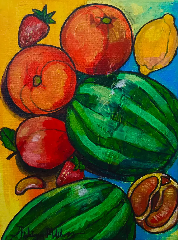 "Arrangement of Fruits" Print