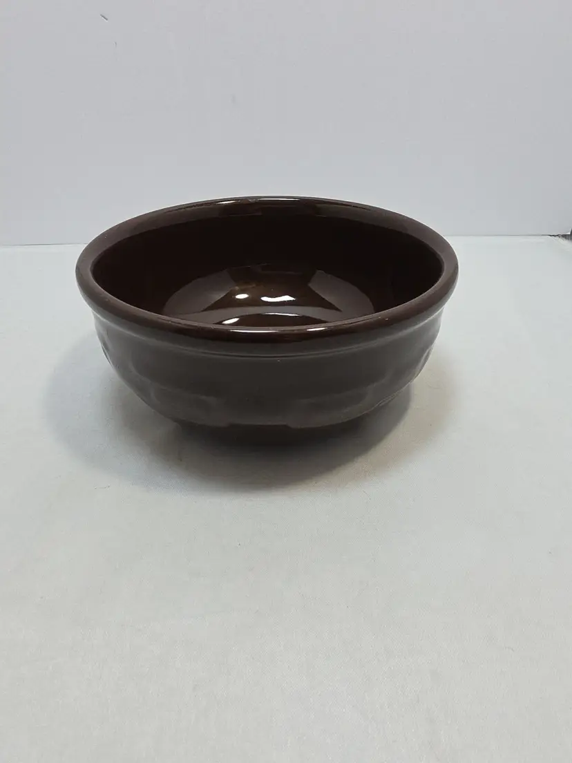 Longaberger Woven Traditions Chocolate Soup/ Salad Bowl 5"(N)