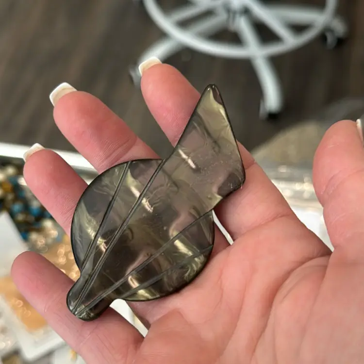 1980’s Glow Resin Brooch