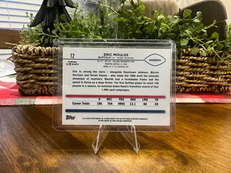 2024 Topps Chrome Eric Moulds Gold Ice 39/50!