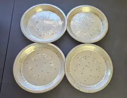 Vintage Embossed Metal Baking Tin Lot (4) - Puritan Pie Co Denver