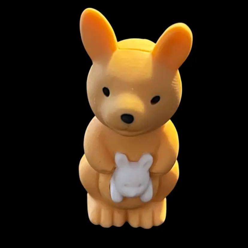 Rubber Miniature Animal As Shown In Picture Kangaroo