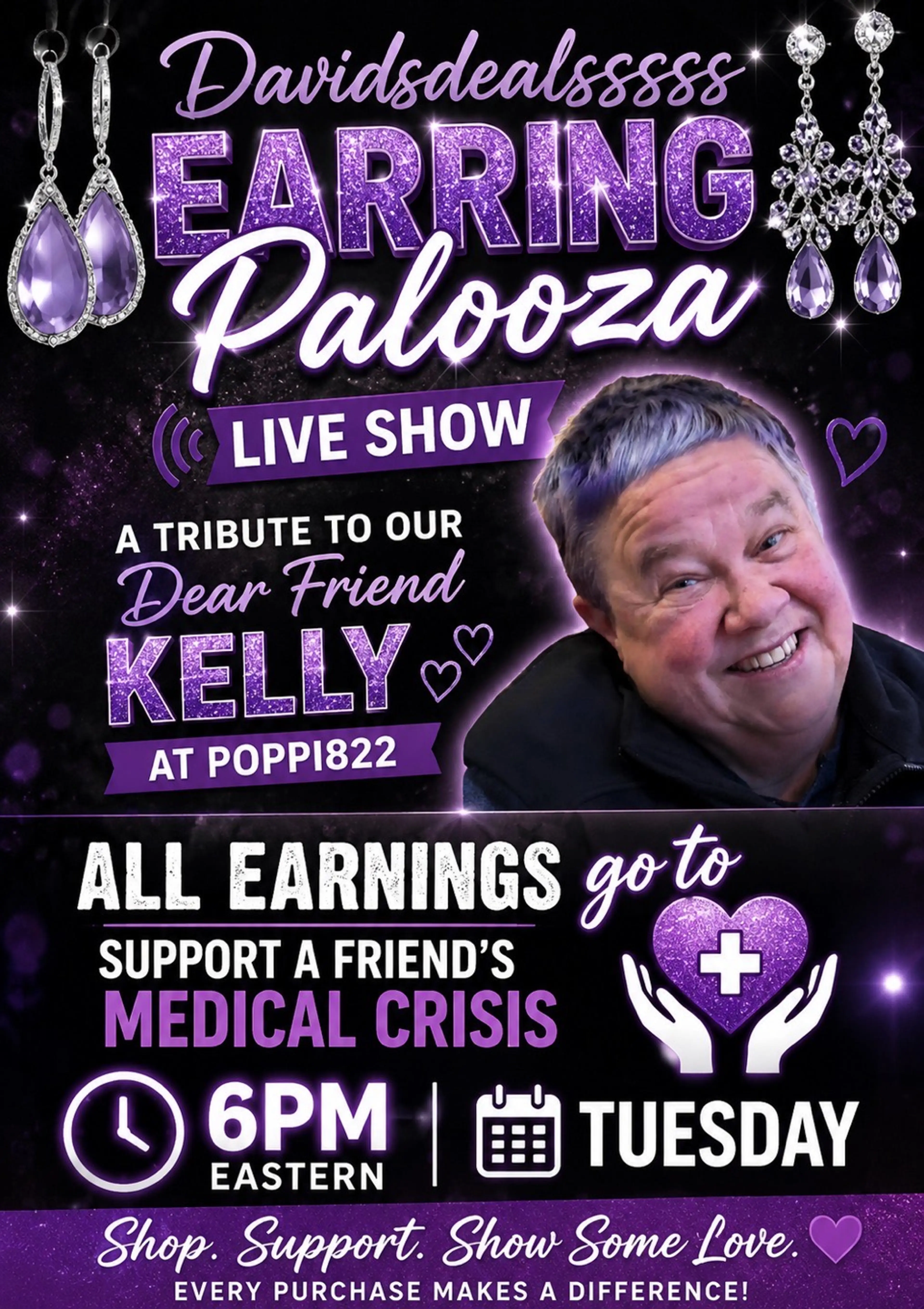 Earring Palooza Tribute Too Poppi822 