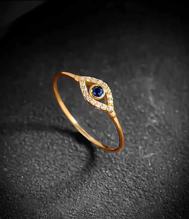 Gold Plated Over 925 Sterling Silver Ring