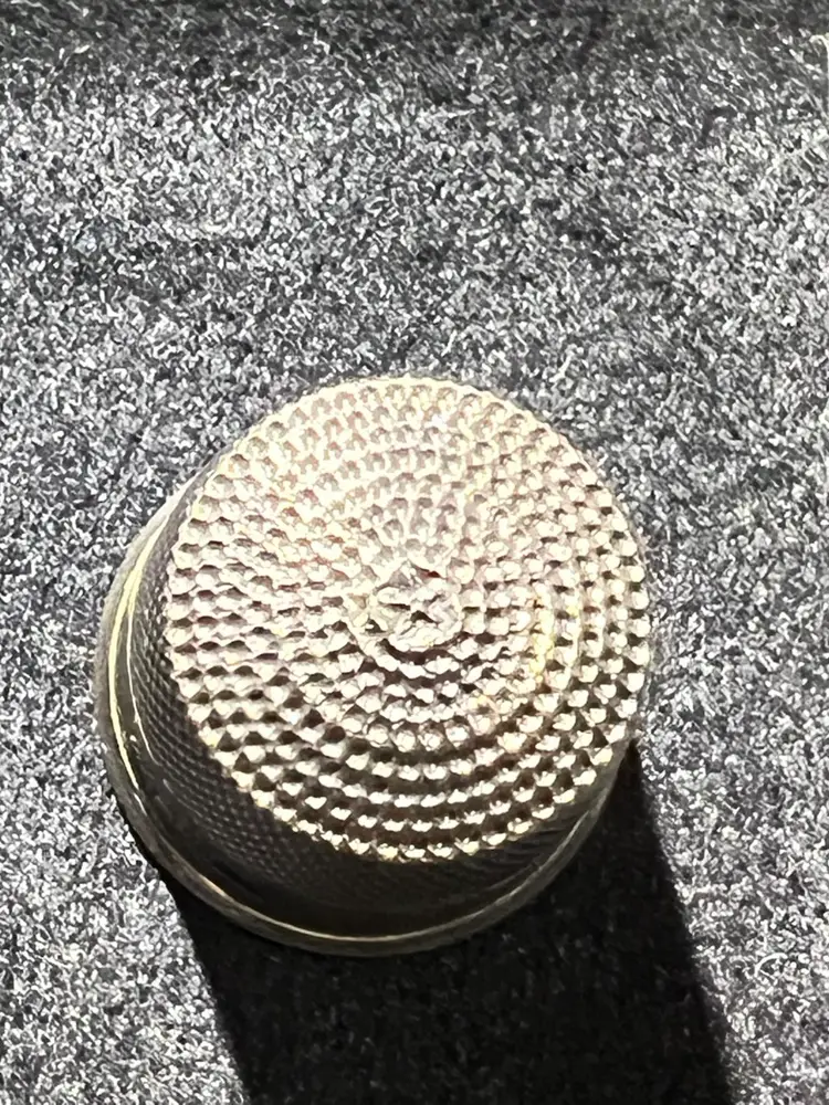 Marked Sterling Silver Thimble