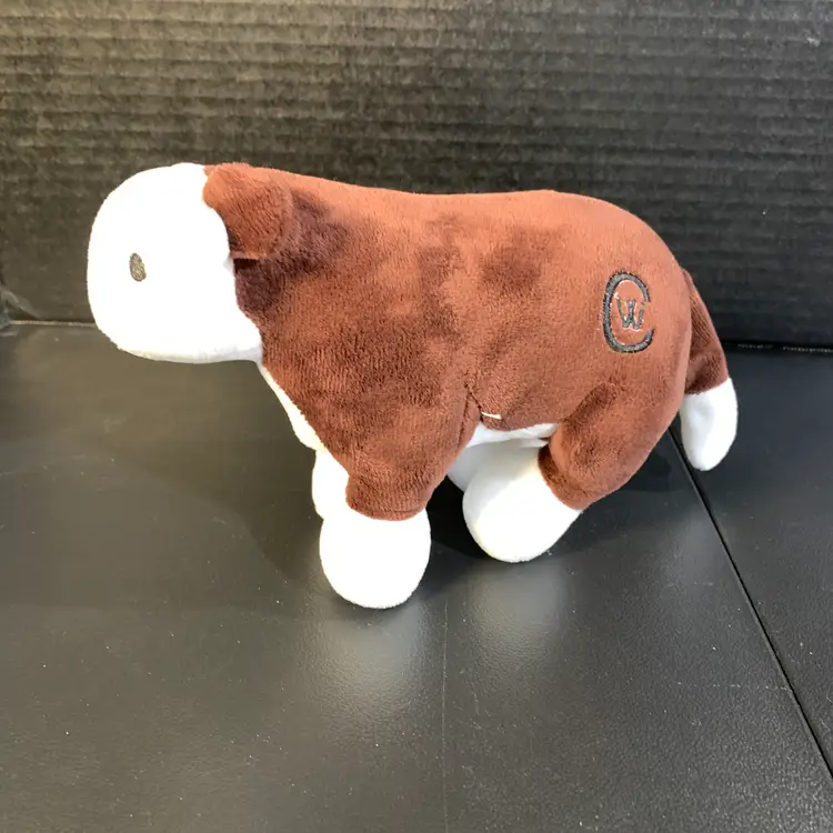 Cow Plush w/Brand