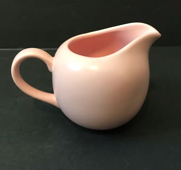 Mid Century Soft Pink Creamer