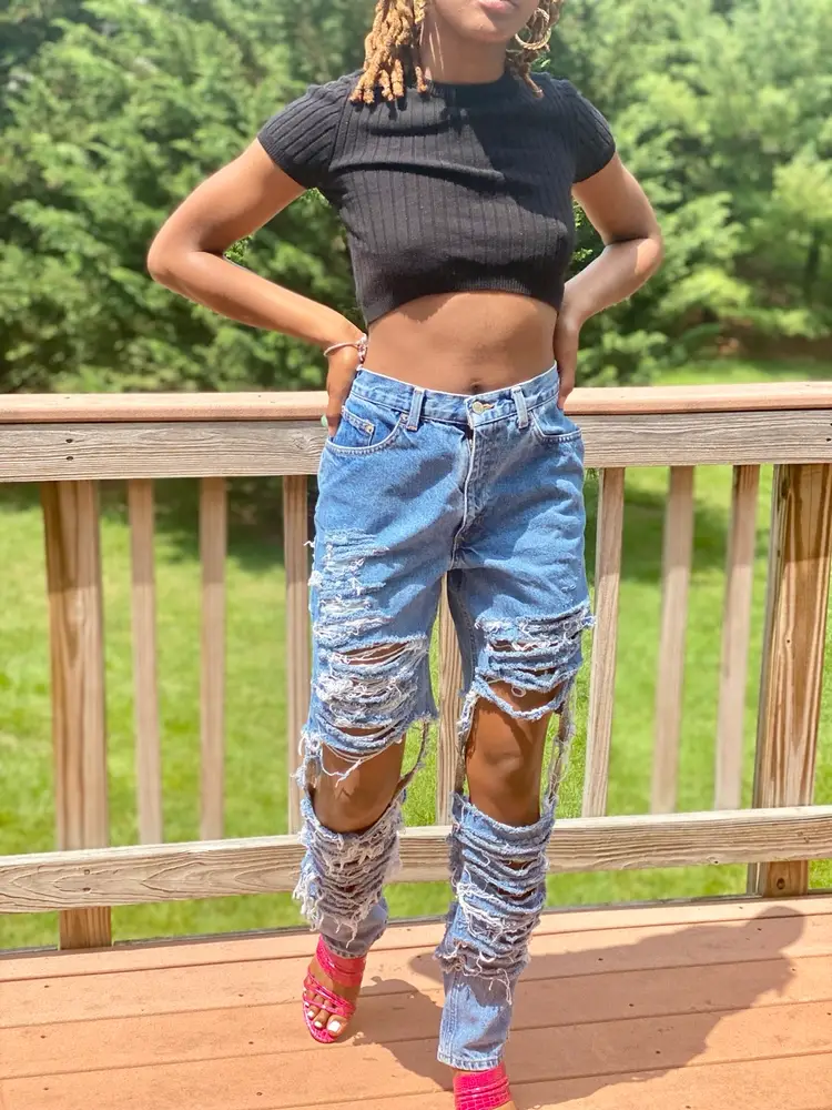 1990s Ralph Lauren Jeans | Distressed Design