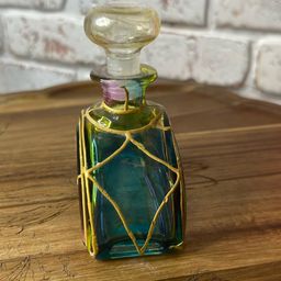 Italy Perfume Bottle Rainbow Colored (Flashed)