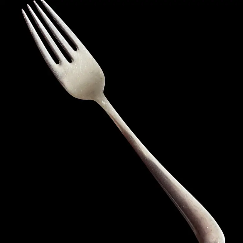 Vtg MCM Saybrook Dinner Fork Wallace Silver 6-7/8”