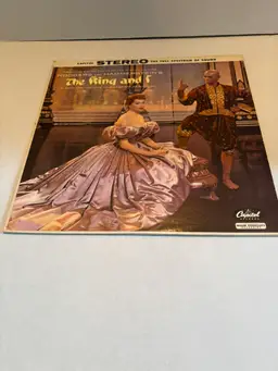 Vintage Vinyl Rodgers and Hammerstein's "The King and I" 1956 Capitol Records